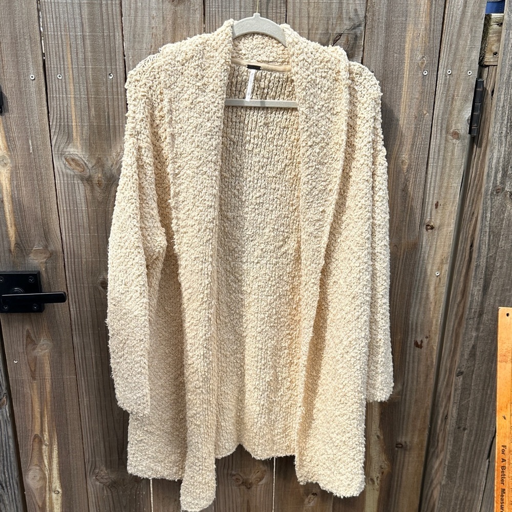 Free People Oversized Cardigan Perfect Summer Sweater Sz Xs